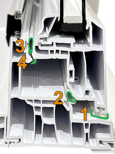 Patented Quad-Seal® Window Technology