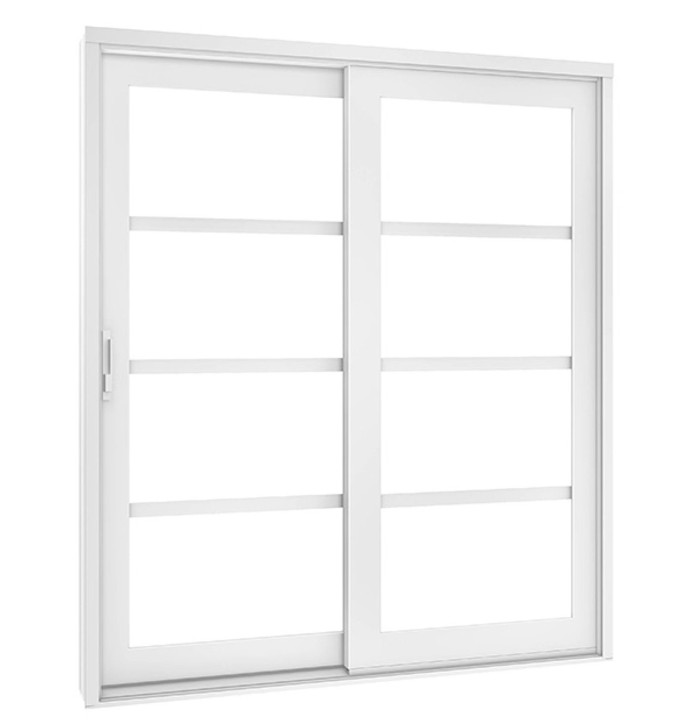 White Sliding Patio Door