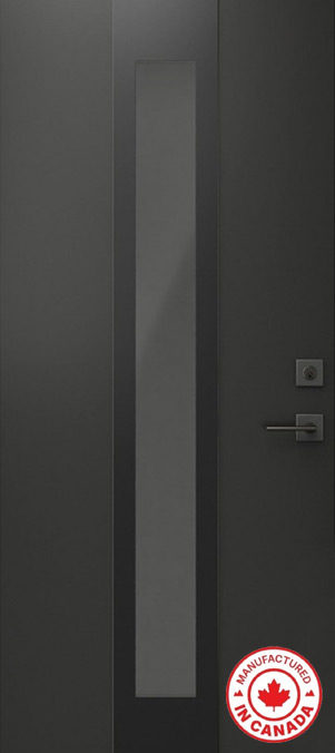 Modern Black Steel Entry Doors